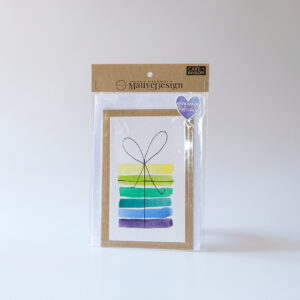 MauveDesign | 0045 | Card and Envelope set | Hand painted gift | Cool