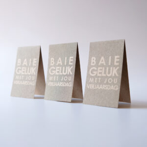 MauveDesign | 0012 | Small Card | Lined | Geluk met jou verjaarsdag