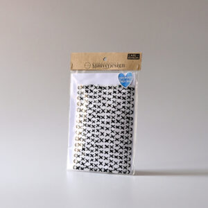 MauveDesign | 0113 | Card and Envelope set | Hand painted pattern | X's
